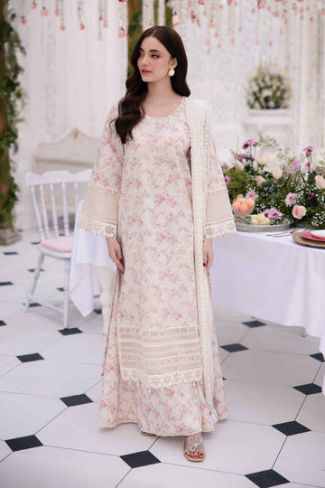 Nishat Linen 3 Piece - Printed Embroidered Suit - 42501280 Online Shopping